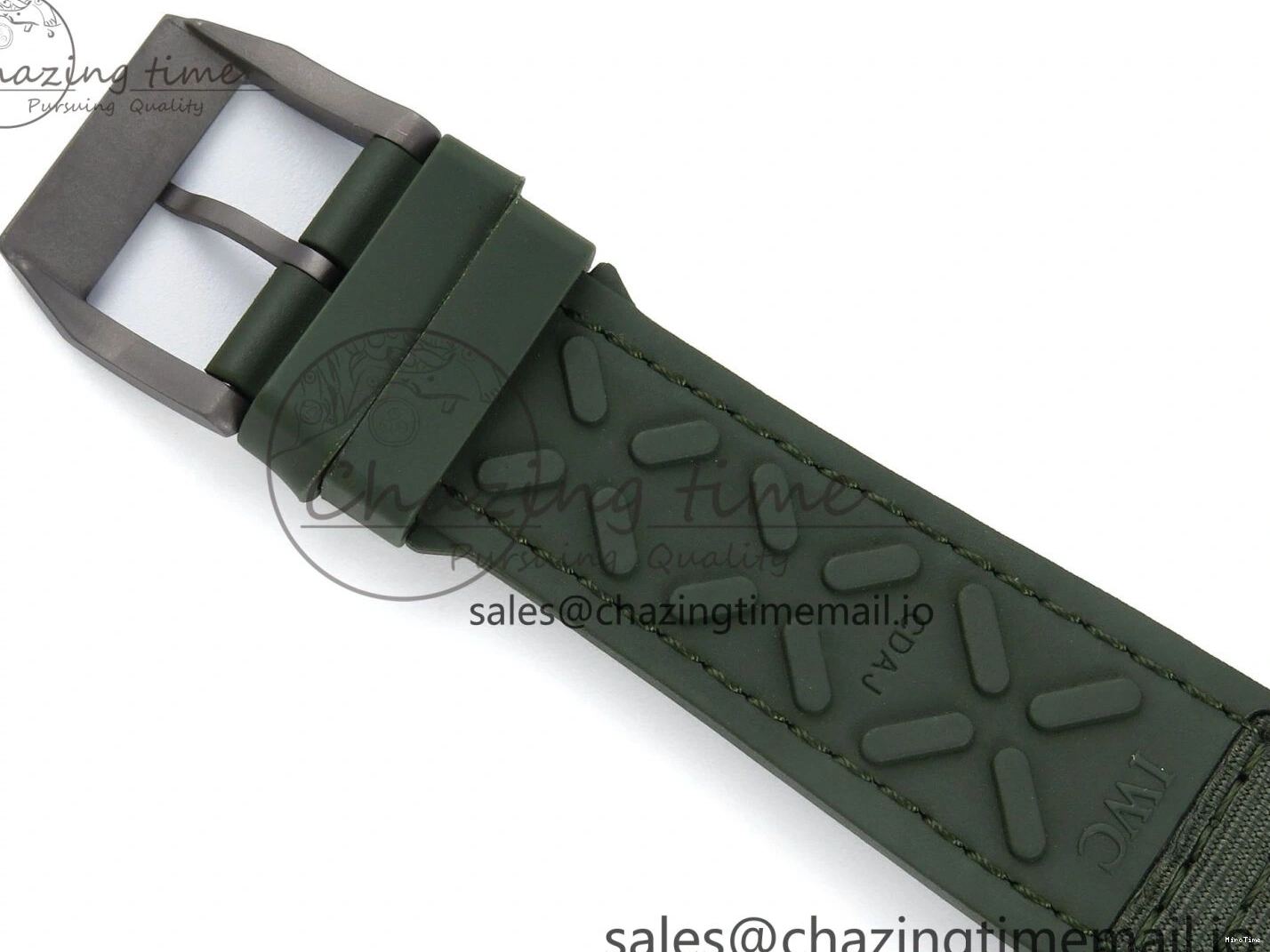 MIROTIME 0302 Big Pilot IW329802 M+F 1:1 Best Edition Green Dial on Green Nylon Strap MY Unique 7002